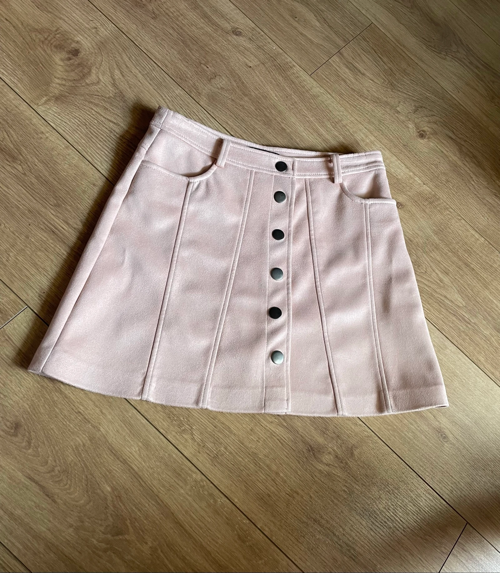 Saia com botões rosa Zara – photo 2